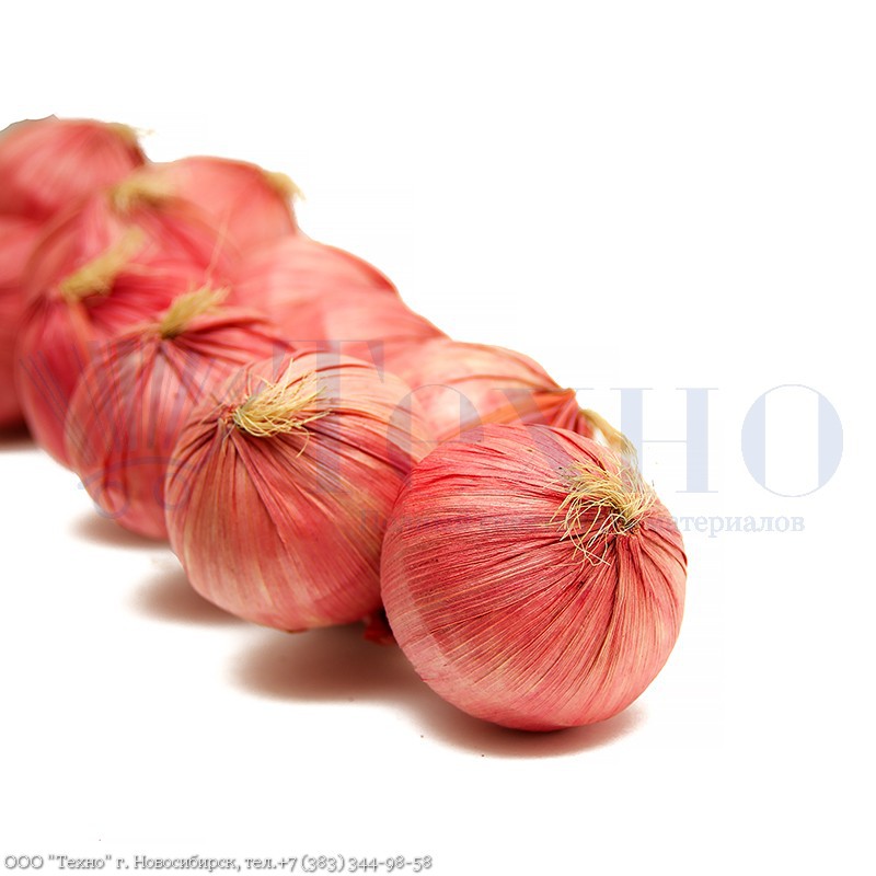 Лук красный в связке (муляж), 450 мм, 12 плодов