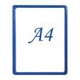Рамка А4, цвет синий