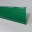 Ценникодержатель полочный DBR, цвет зеленый, h=39 мм, L=1250 мм