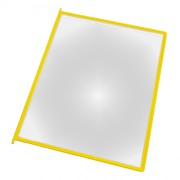 Карман для информационной перекидной системы, А4, цвет желтый