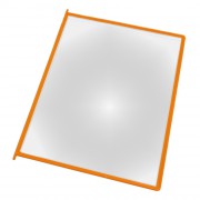 Карман для перекидной информационной системы, А4, цвет оранжевый