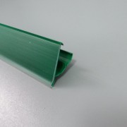 Ценникодержатель полочный LS, цвет зеленый, h=39 мм, L=1250 мм